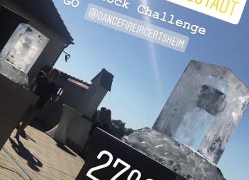 Radio Galaxy IceBlock Challange mit Dance Fire